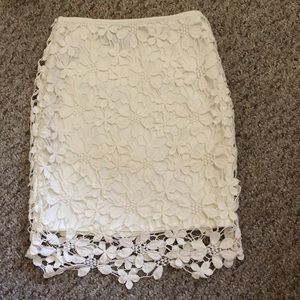 Off White Mini Skirt